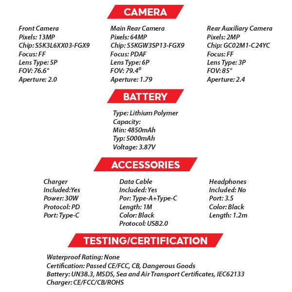 (New) Meizu Note 21 Pro 8GB+256GB Black / Blue / White Smartphone (Unlocked) 6 OZ MEIZU Note 21 Pro S3