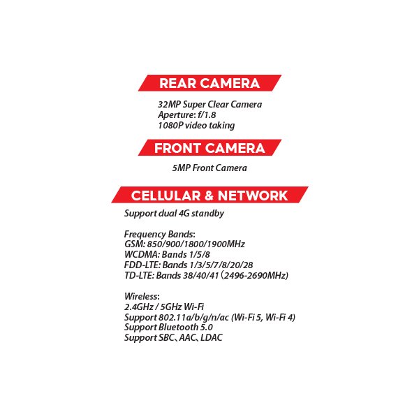 (New) Realme Note 60 4GB+128GB Black / Blue Smartphone (Unlocked) 4 OZ REALME Note 60 S2 1