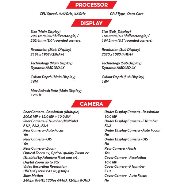 (New) Samsung Galaxy Z Fold 7 5G 12GB+512GB Black / Blue / Silver Smartphone (Unlocked) 4 OZ SAMSUNG Z Fold7 S1