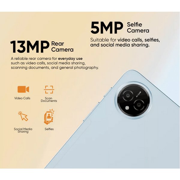 (New) Realme Techlife Pad Neo 8GB+256GB Blue / Grey Tablet (LTE) 11 REALME Techlife Pad Neo 10