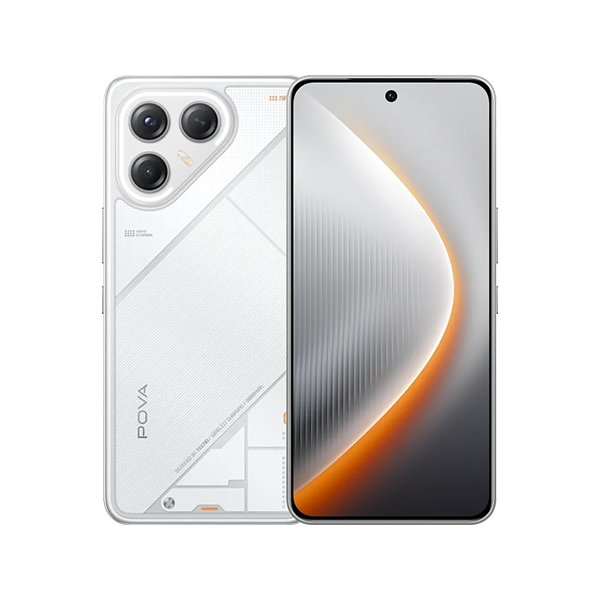 (New) Tecno Pova 7 Ultra 5G 12GB+256GB Black / White Smartphone (Unlocked) 2 TECNO Pova 7 Ultra 5G 3