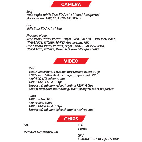 (New) OPPO A6X 5G 6GB+256GB Plum Purple / Violet Purple Smartphone (Unlocked) 4 OZ OPPO A6x 5G S2