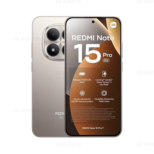 (New) Redmi Note 15 Pro 5G 8GB+512GB Black / Purple / Titanium Smartphone (Unlocked) 3 REDMI Note 15 Pro 5G 5