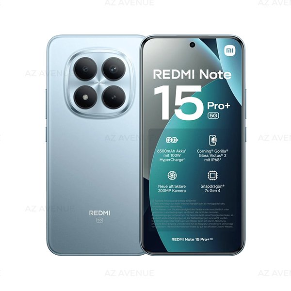 (New) Redmi Note 15 Pro Plus 5G 12GB+512GB Black / Blue / Brown Smartphone (Unlocked) 14 REDMI Note 15 Pro Plus 5G 3