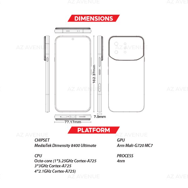 (New) Infinix Note 60 Ultra 5G 12GB+512GB Black / Blue / Red / Silver Smartphone (Unlocked) 5 OZ INFINIX Note 60 Ultra 5G S1