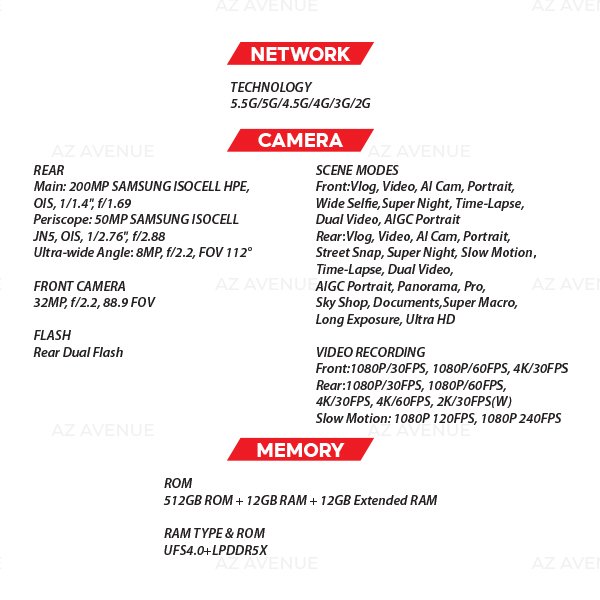 (New) Infinix Note 60 Ultra 5G 12GB+512GB Black / Blue / Red / Silver Smartphone (Unlocked) 6 OZ INFINIX Note 60 Ultra 5G S2