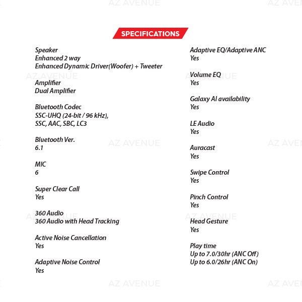 (New) Samsung Galaxy Buds 4 Pro Black / White Earbuds (R640) 9 OZ SAMSUNG Galaxy Buds4 Pro S1